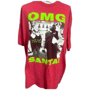 Buddy the Elf green OMG Santa! Tshirt size 2XL (1J-0011)